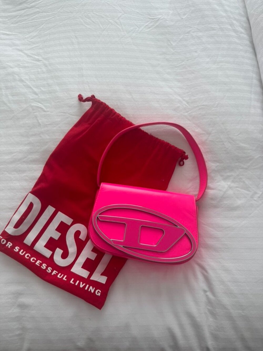 Pink 1DR Diesel Purse